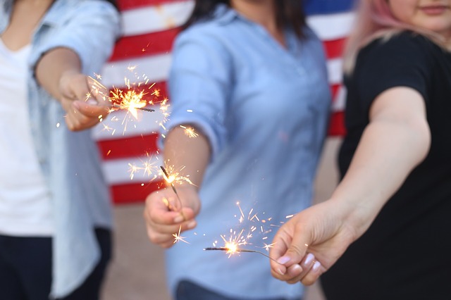 Fourth of July sparklers